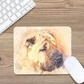 Shar Pei Portrait Print Mouse Pad