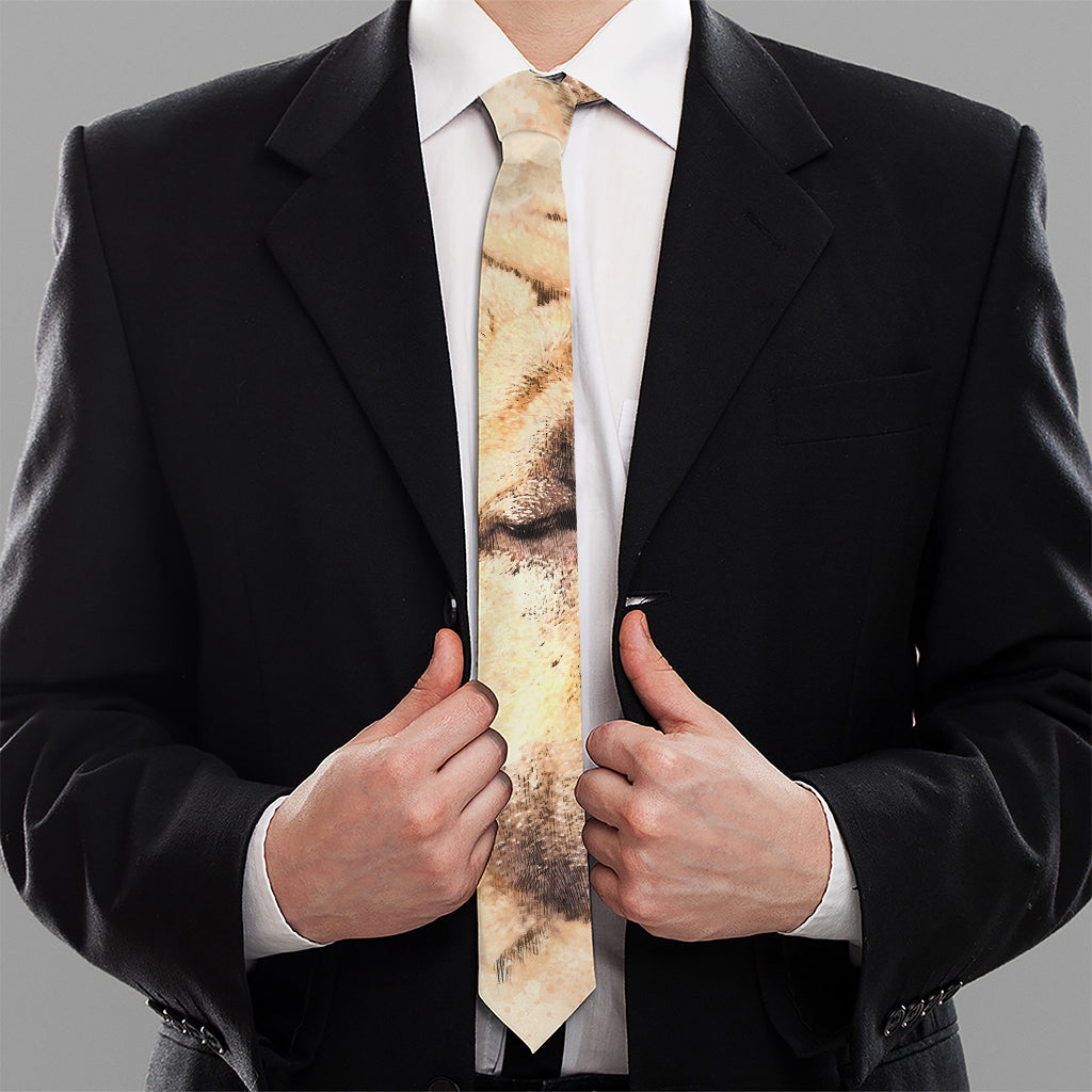 Shar Pei Portrait Print Necktie