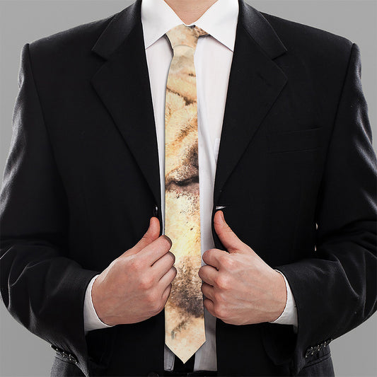 Shar Pei Portrait Print Necktie