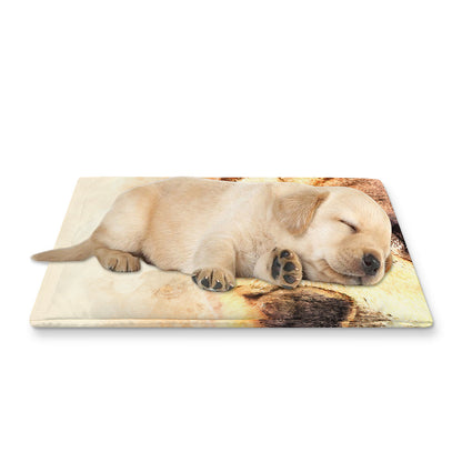 Shar Pei Portrait Print Pet Cooling Mat Cover