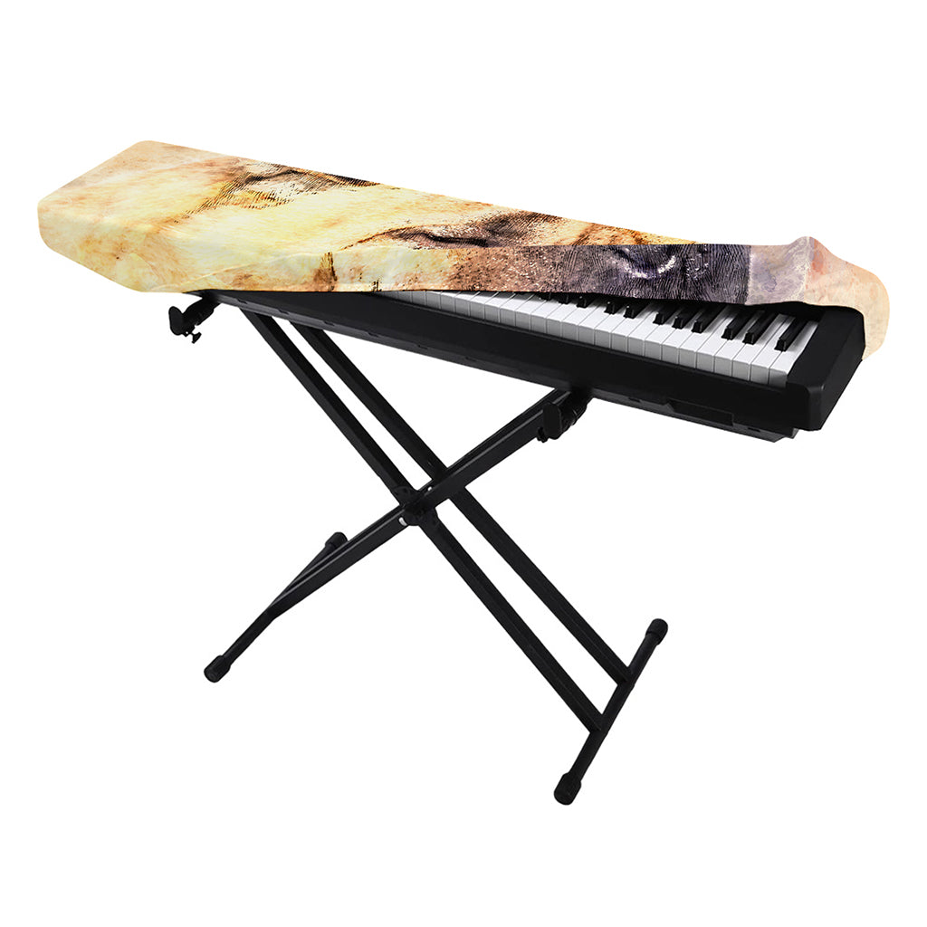 Shar Pei Portrait Print Piano Keyboard Cover