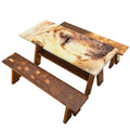 Shar Pei Portrait Print Picnic Table Cover