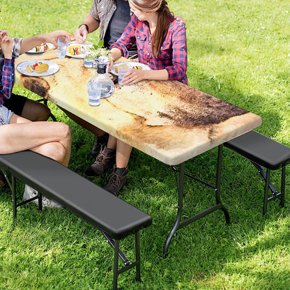 Shar Pei Portrait Print Picnic Table Cover