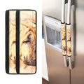 Shar Pei Portrait Print Refrigerator Handle Covers