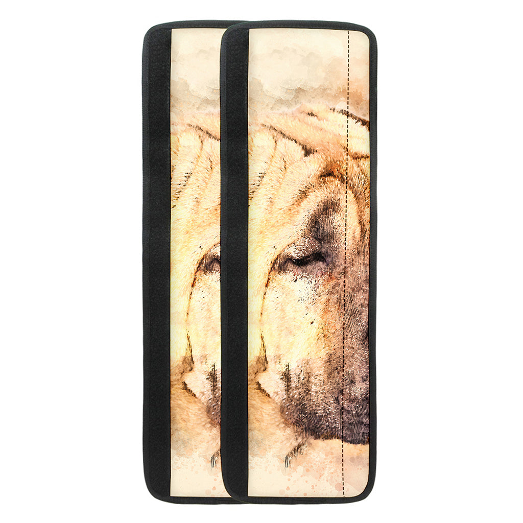 Shar Pei Portrait Print Refrigerator Handle Covers