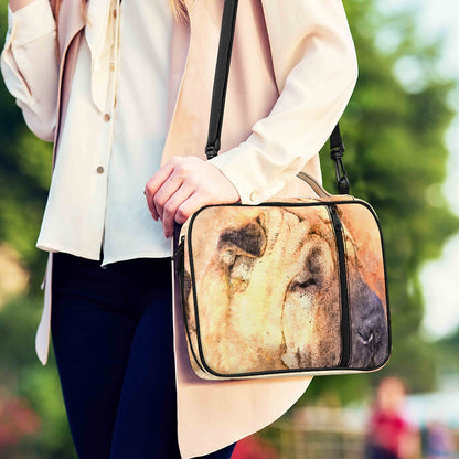 Shar Pei Portrait Print Shoulder Strap Bible Bag