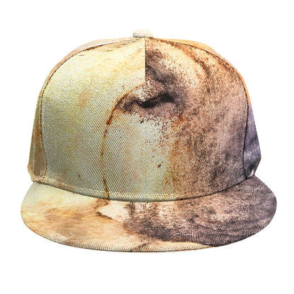 Shar Pei Portrait Print Snapback Cap