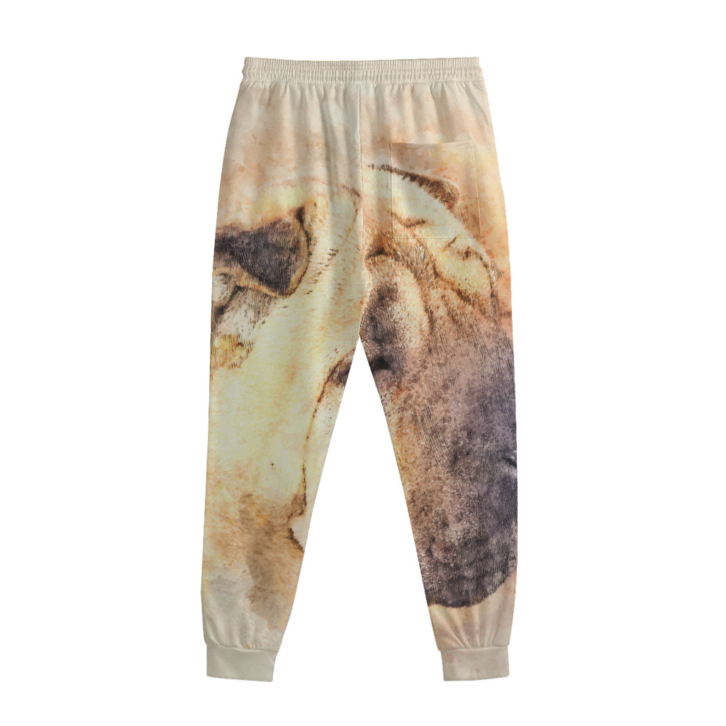 Shar Pei Portrait Print Sweatpants