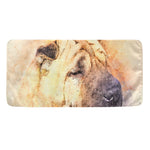 Shar Pei Portrait Print Towel