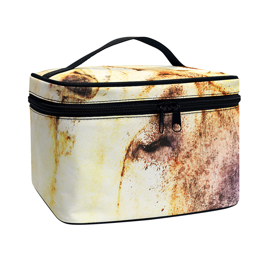 Shar Pei Portrait Print Travel Makeup Bag
