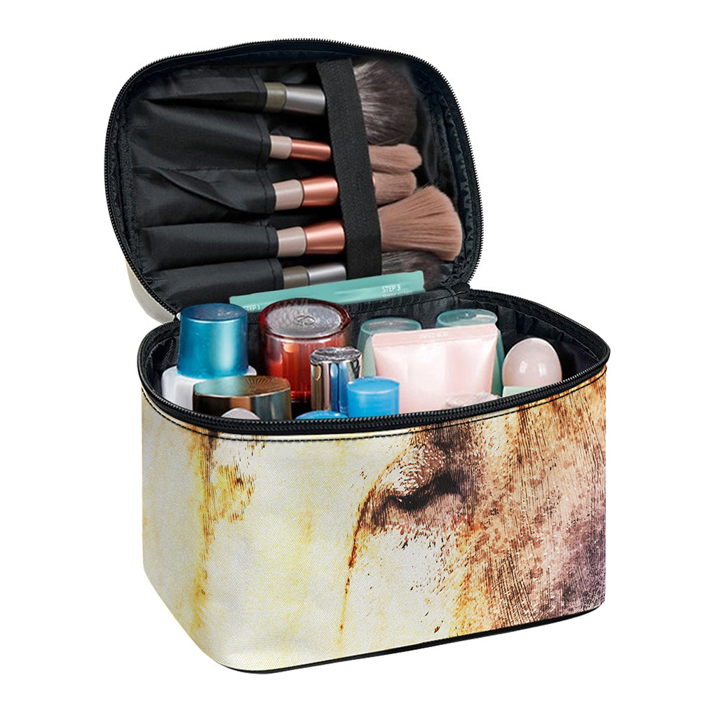 Shar Pei Portrait Print Travel Makeup Bag