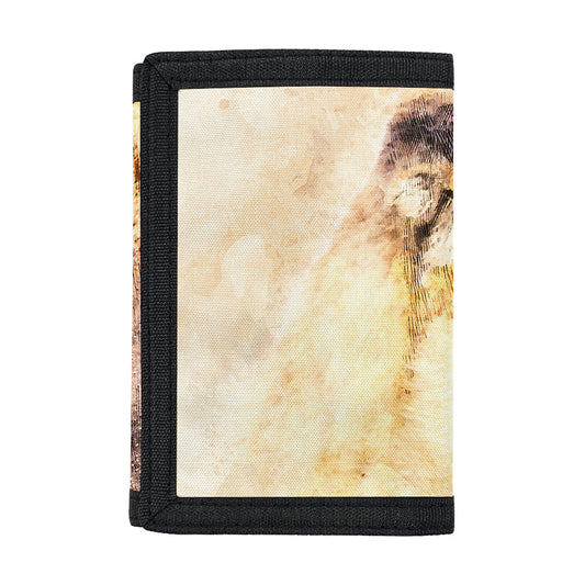 Shar Pei Portrait Print Trifold Wallet