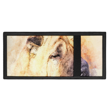 Shar Pei Portrait Print Trifold Wallet