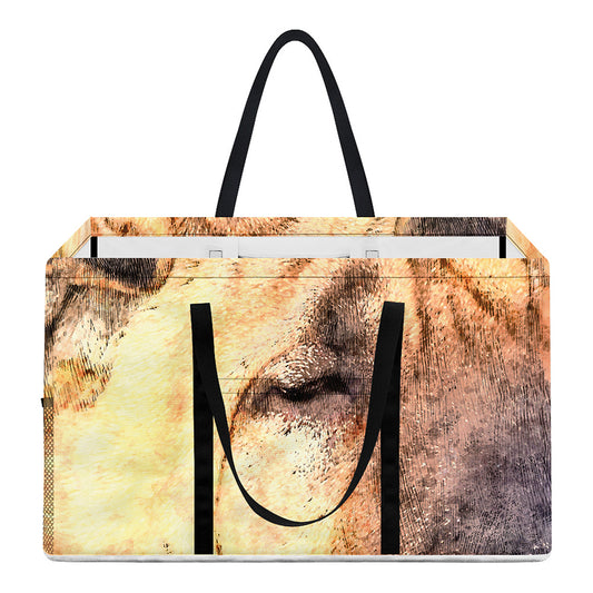 Shar Pei Portrait Print Utility Tote Bag