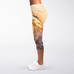 Shar Pei Portrait Print Women's Capri Leggings