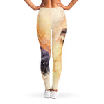 Shar Pei Portrait Print Women's Leggings
