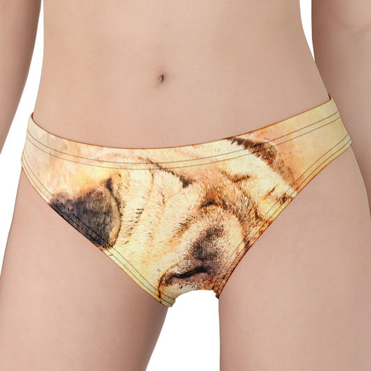 Shar Pei Portrait Print Women's Panties