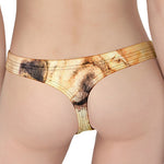 Shar Pei Portrait Print Women's Thong