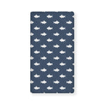 Shark Fish Pattern Print Baby Crib Sheet