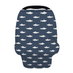 Shark Fish Pattern Print Baby Seat Cover