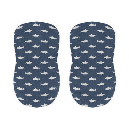 Shark Fish Pattern Print Bar Stool Covers