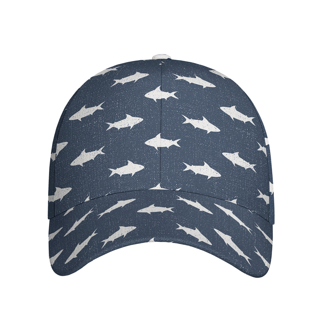 Shark Fish Pattern Print Baseball Cap