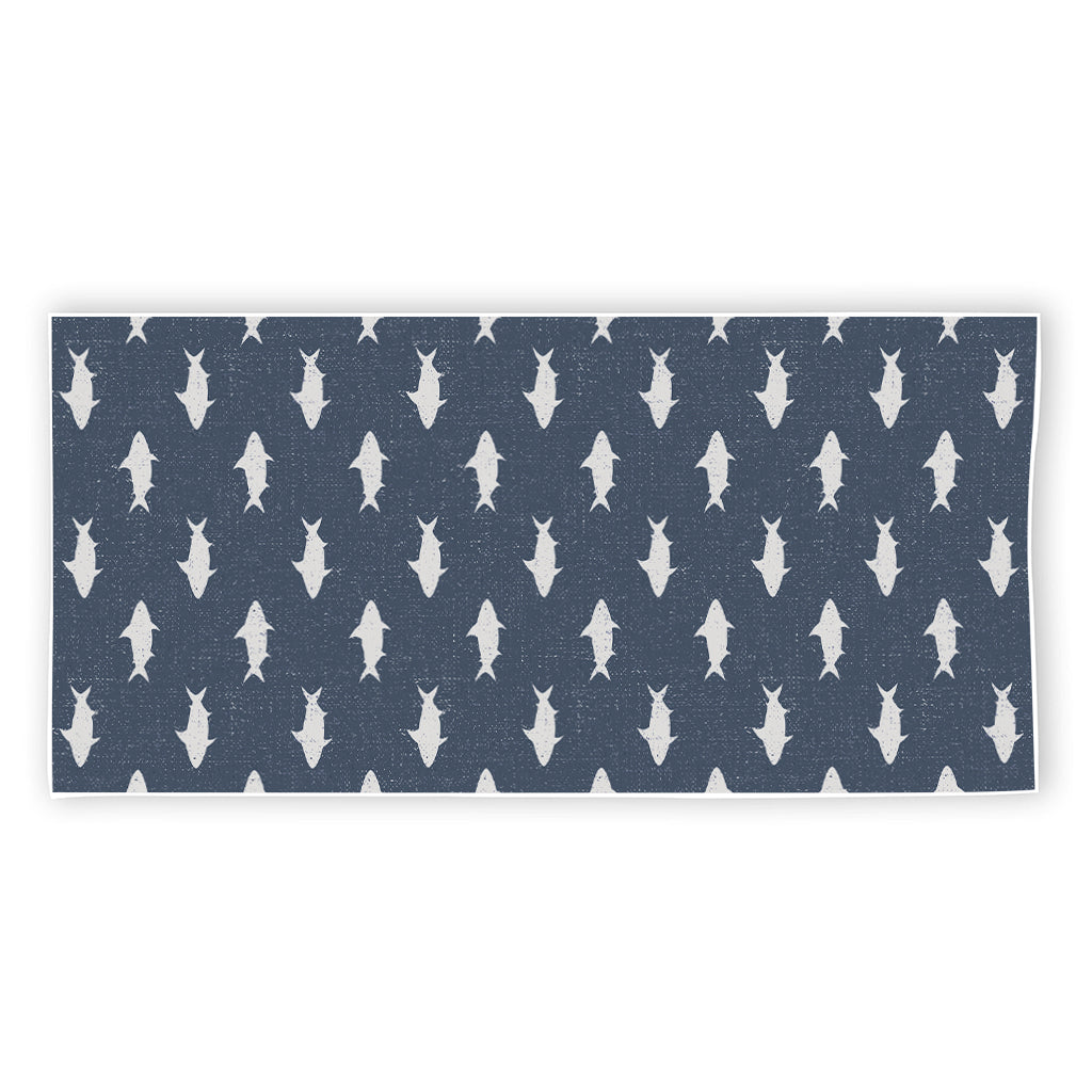 Shark Fish Pattern Print Beach Towel