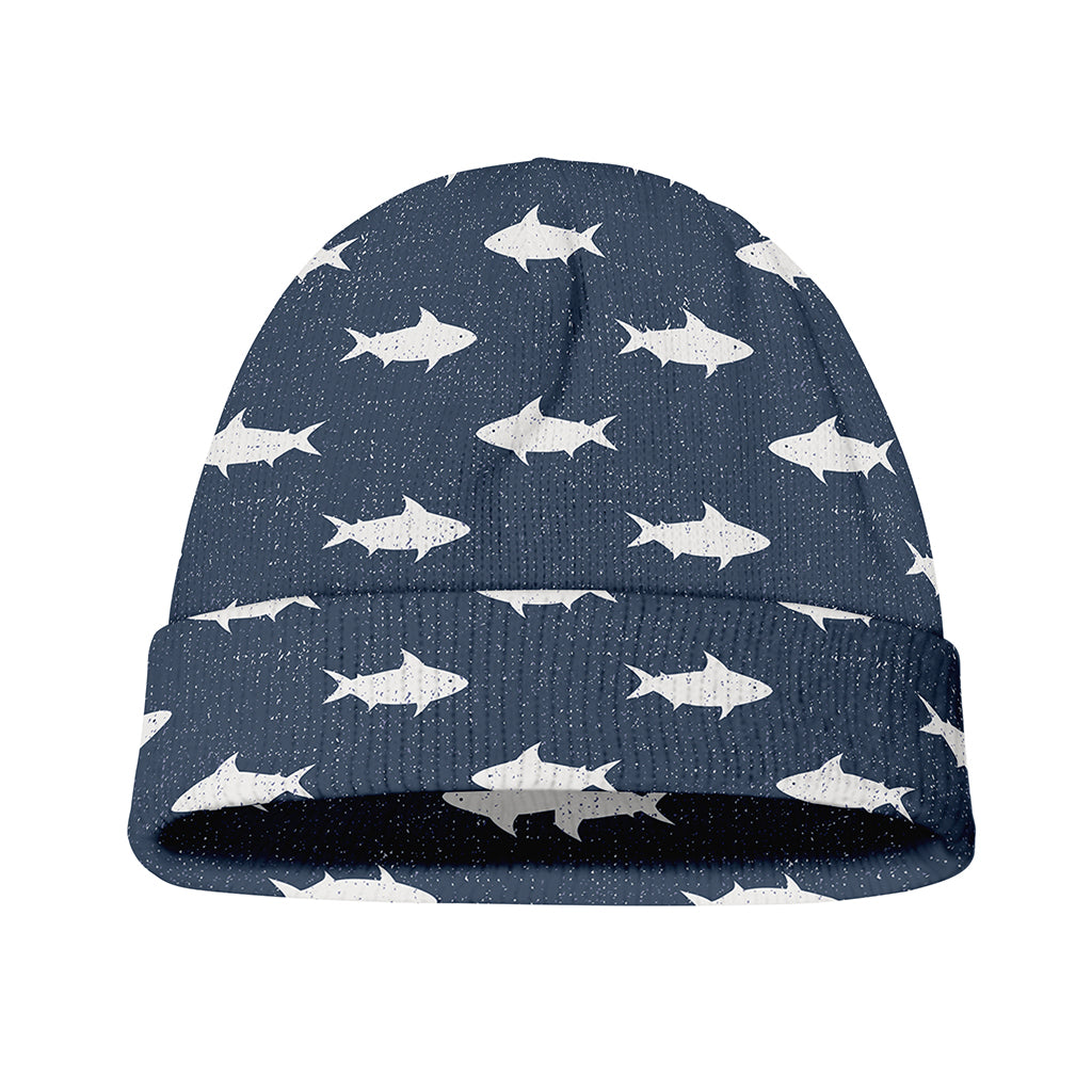 Shark Fish Pattern Print Beanie