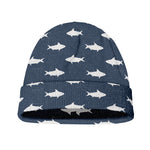 Shark Fish Pattern Print Beanie