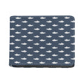Shark Fish Pattern Print Bifold Wallet