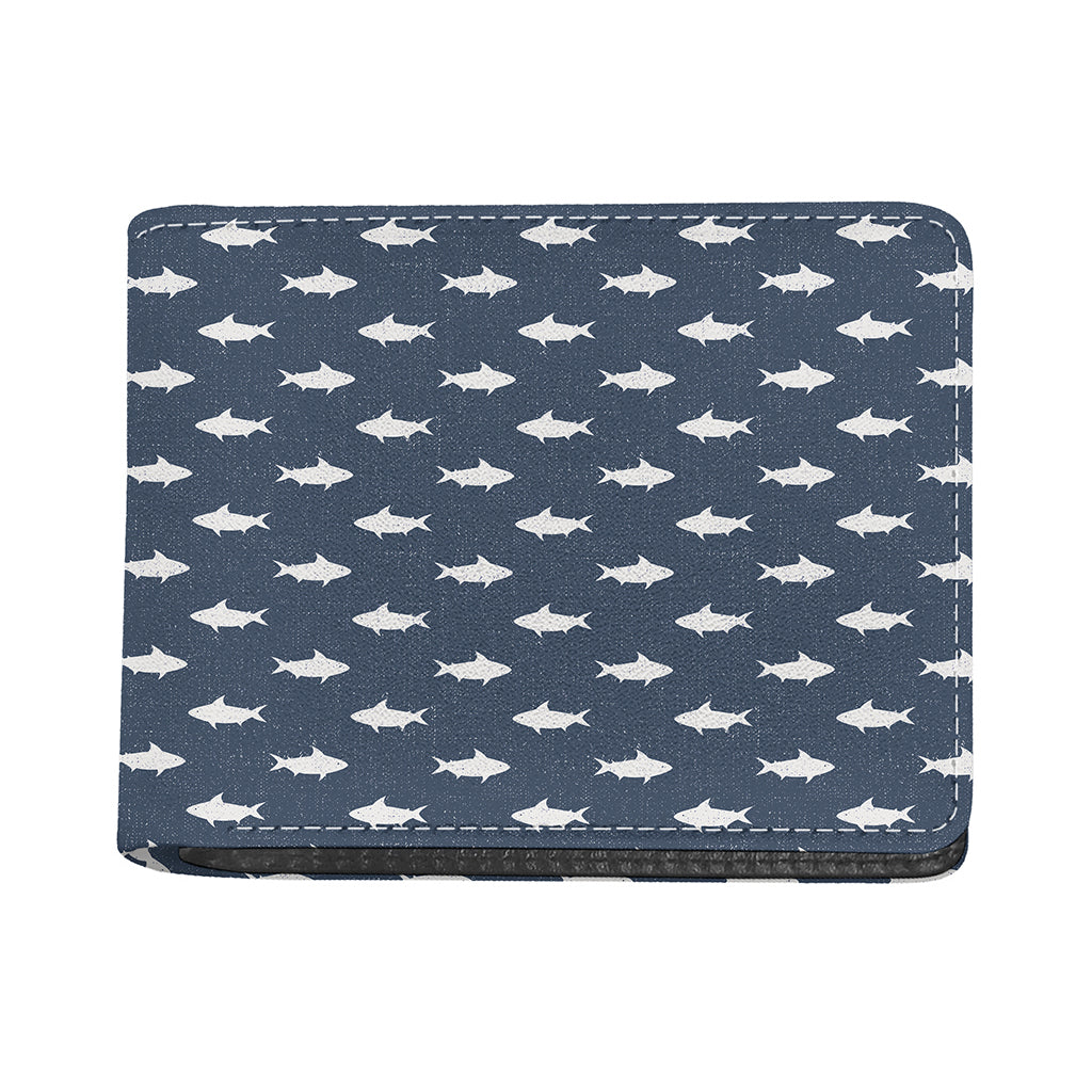 Shark Fish Pattern Print Bifold Wallet