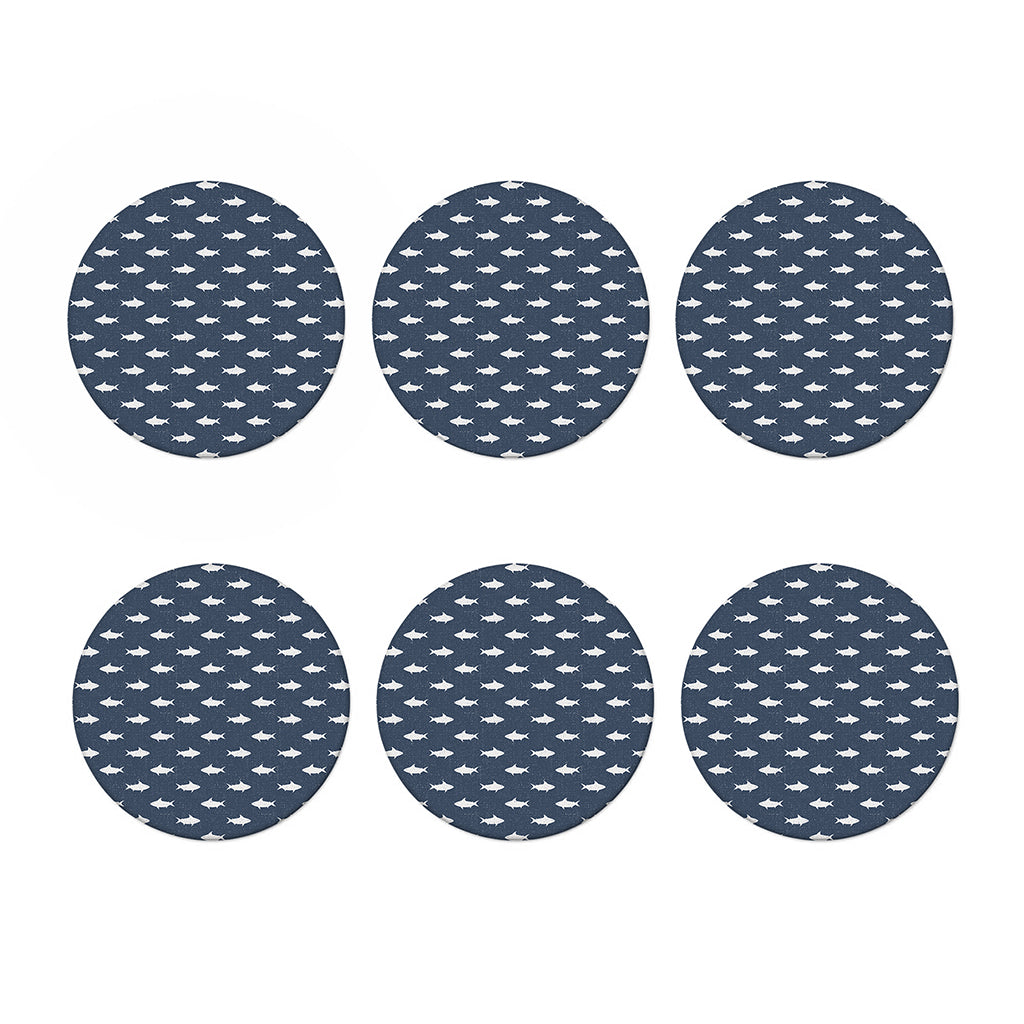 Shark Fish Pattern Print Coaster Set