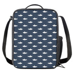 Shark Fish Pattern Print Crossbody Lunch Bag