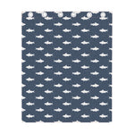 Shark Fish Pattern Print Curtain
