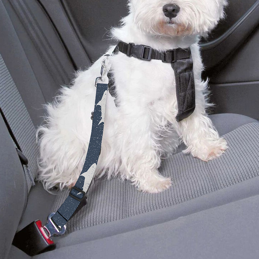 Shark Fish Pattern Print Dog Seat Belt