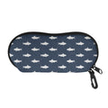 Shark Fish Pattern Print Glasses Case