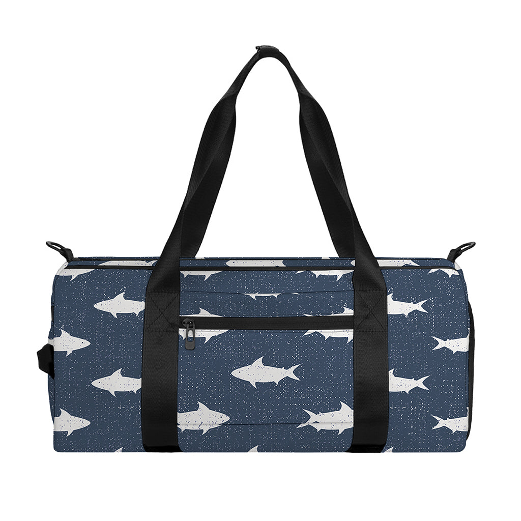Shark Fish Pattern Print Gym Bag