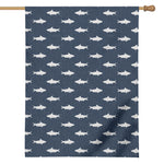 Shark Fish Pattern Print House Flag