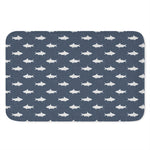 Shark Fish Pattern Print Indoor Door Mat