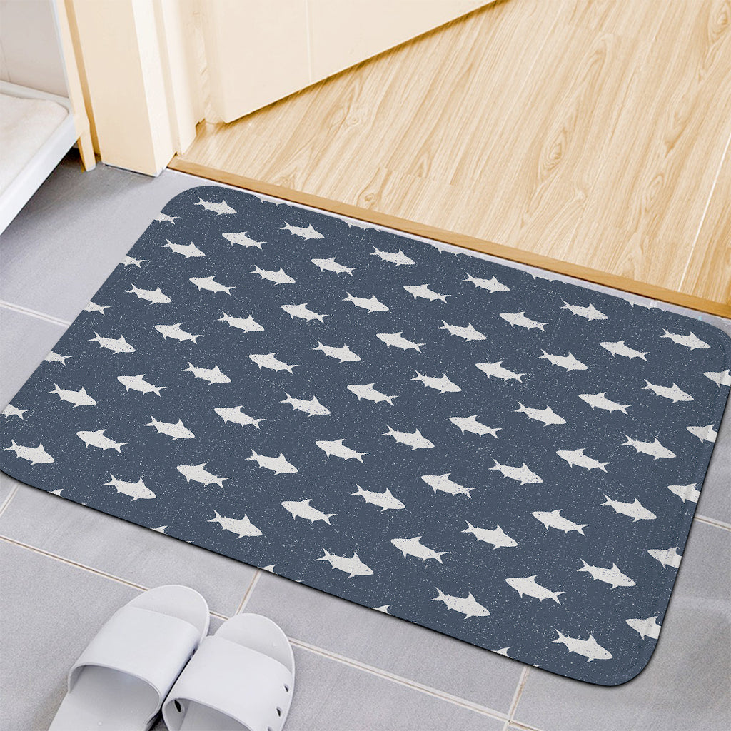 Shark Fish Pattern Print Indoor Door Mat