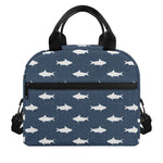 Shark Fish Pattern Print Insulated Lunch Bag