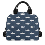 Shark Fish Pattern Print Insulated Lunch Bag