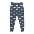 Shark Fish Pattern Print Jogger Pants