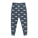 Shark Fish Pattern Print Jogger Pants