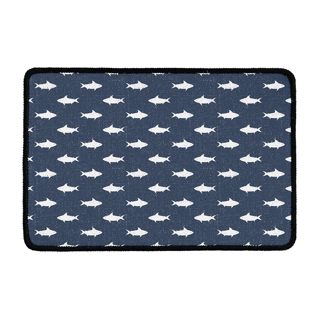 Shark Fish Pattern Print Kitchen Mat