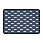 Shark Fish Pattern Print Kitchen Mat