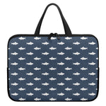 Shark Fish Pattern Print Laptop Sleeve With Handle