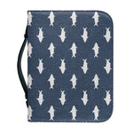 Shark Fish Pattern Print Leather Bible Cover