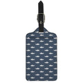 Shark Fish Pattern Print Luggage Tag