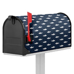 Shark Fish Pattern Print Mailbox Cover